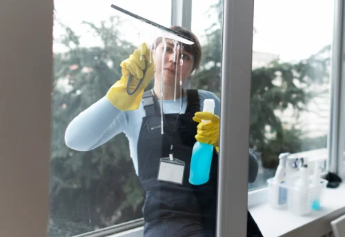 Nettoyage de vitres intérieures et extérieures à Désertines